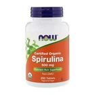 Натуральна добавка Now Foods Spirulina Спіруліна  500 мг таблетки
