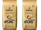 Упаковка каша в зернах Dallmayr Crema d'Oro 2000 г (2пак. по 1000г.)