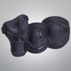 Защита детская наколенники, налокотники, перчатки HYPRO HP-SP-B108_Черный_S, размер S, черные