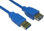 Кабель-удлинитель Atcom USB 3.0 AM/AF 2 Ferite 0.8 м Blue (11202)