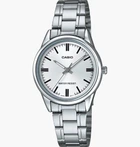 Женские часы Casio LTP-V005D-7A белые 30 м