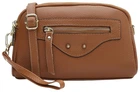 Женская кожаная сумка-кроссбоди Borsa Leather стильная сумка из натуральной кожи рыжий ginger 50230