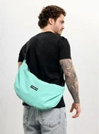 Чоловіча сумка Sambag HOBO Bag-glove м’ятна через плече містка з утепленими кишенями 62284