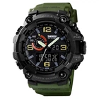 Наручний годинник Skmei 1520AG Black-Military Wristband. SALE