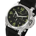 Чоловічий годинник Poedagar Luminious Rubber Black, 2 ремінці