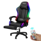Кресло геймерское с подсветкой Hanert G-Force Black + RGB 5170062