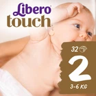 Подгузники Libero Touch 2 (3-6 кг) 32 шт (7322541070315)