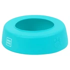 Складана миска-непроливайка для собак WAUDOG Silicone 1 л 18,5 см блакитна