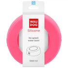 Складная миска-непроливайка для собак WAUDOG Silicone 1 л 18,5 см розовая