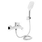 Змішувач для ванни Qtap Grand (з душовим гарнітуром) QTGRACRM006 Chrome