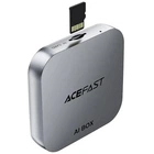 Адаптер Acefast QC2 AI Box беспроводной CarPlay/Android Auto Type-C металлический серый