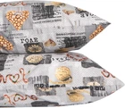 Набір наволочок Moon&Star Бязь Gold Люкс Golden Hearts 50х70 см 2 шт (MS-840001803)