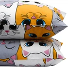 Набір наволочок Moon&Star Бязь Gold Люкс Kitty Dreams 40х40 см 2 шт (MS-840001860)