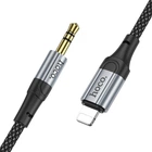 Кабель AUX HOCO Lightning UPA26 Чорний 1м PVC 15802