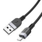 Кабель USB - Lightning HOCO X109 чорний 12W 1м PVC 17684