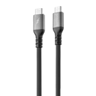 Зарядні кабелі Proove ReGen Silicone Чорний 60W 1м Type-C to Type-C 19603