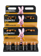 Щелочные батарейки Duracell AA (LR06) MN1500 8 шт