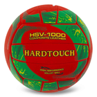Мяч волейбольный COMPOSITE LEATHER HARD TOUCH VB-4058_Красный-зеленый