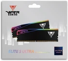 Пам'ять для настільних комп'ютерів PATRIOT 64 GB (2x32GB) DDR5 6000 MHz Viper Elite 5 Ultra RGB Matte Black (VEUR564G6028K)