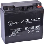 Аккумуляторная батарея Matrix 12V 18Ah (NP18-12)