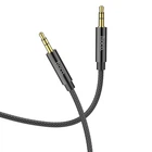 Кабель AUX Hoco UPA19 Jack 3,5 мм на Jack 3,5 мм 2 м Black (6931474759894)