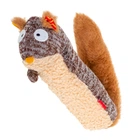 Іграшка для собак GiGwi Plush Білка з пискавкою, текстиль, 29 см (75309)