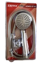 Душовий набір Zerix Shower SET-01 шланг лійка кронштейн