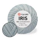 Пряжа YarnArt Iris, Голубой №0925, Ярнарт Ирис 100% мерсеризированный хлопок, нити для вязания крючком и спицами игрушек, купальников, топов
