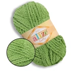 Пряжа для в'язання Alize Softy, Зелена черепаха №485, 100% мікрополіестер, 50 г, 115 м - плюшева нитка для спиць і гачка (іграшки, одяг, пледи)