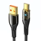Кабель Essager Interstellar Transparent Design USB - USB Type-C (M/M), 100W, 2 м Black (EXCT-XJA01-P)