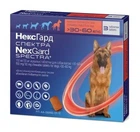 НексГард Спектра (NexGard Spectra) таблетки від бліх, кліщів та гельмінтів для собак 30–60 кг, 3 шт.