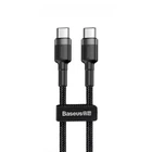 Кабель Baseus Cafule USB Type-C 3A 60W 1.0 м Grey/Black