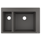 Мийка для кухні що вбудовується 180/450 HANSGROHE 43315290 S510-F635, сірий камінь