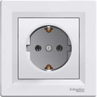 Розетка з заземленням Schneider Electric Asfora Біла EPH2900121