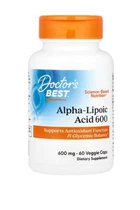 Натуральна добавка Doctor's Best Alpha-Lipoic Acid 600 мг 60 капсул
