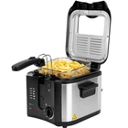 Фритюрница Clatronic FR 3649 2,5л, 1600 Вт, черная нержавеющая сталь