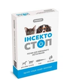 Краплі від бліх та кліщів Природа Інсектостоп ProVET для дорослих собак та котів 6 х 0.8 мл