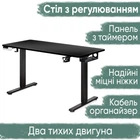 Стіл Mealux PowerDesk Duo Black (арт. EVO-242 Duo B/B)