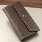 Практичный женский кошелек-клатч ST Leather 18841 коричневый