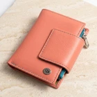 Кошелек из натуральной кожи для женщин с интересной монетницей ST Leather 19447 оранжевый