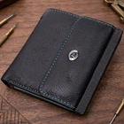 Оригинальный женский кошелек среднего размера из натуральной кожи ST Leather 19500 черный