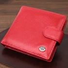 Жіночий трендовий гаманець із натуральної шкіри ST Leather 22555 червоний