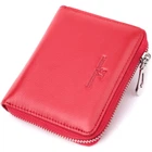 Симпатичный женский кошелек из натуральной кожи ST Leather 22448 красный