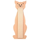Дряпка для котів Trixie Scratching Board Cat у формі кота з сизалю і котячою м'ятою 21 х 56 см (бежева)