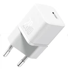 Зарядний пристрій Baseus GaN5 Mini Fast Charger 20W Мережевий адаптер Type-C зі швидкою зарядкою QC3.0/PD3.0, Білий