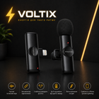 Беспроводная микрофонная система BOROFONE BFK16 Winner, Lightning, петличный микрофон для iPhone, Черный