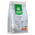 Сухий беззерновий корм Nature's Protection Superior Care White для собак малих порід з білою шерстю з лососем