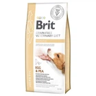 Сухой корм для взрослых Brit VetDiets при болезни печени с яйцом горохом бататом и гречкой