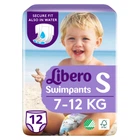 Подгузники-трусики детские для плавания Libero Swimpants Small 7-12 кг 12 шт (7322541981659)