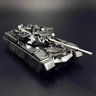 Металлический конструктор Танк Chieftain MK50 1:100. Металлическая сборная 3D модель танка. 3D пазл Танк Chieftain MK50